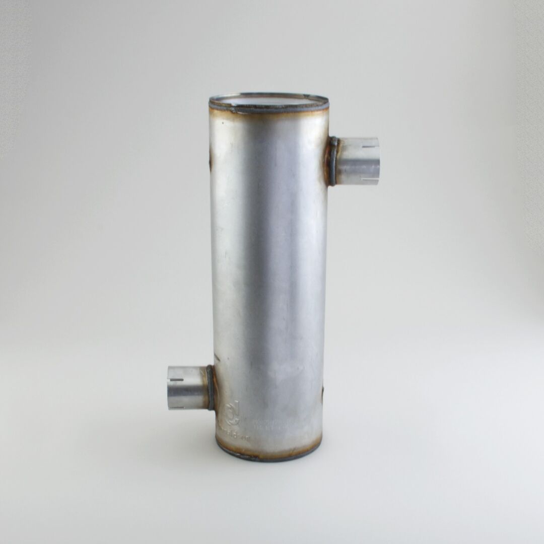 M065074 D/S, Muffler, Round Style 6 | Donaldson