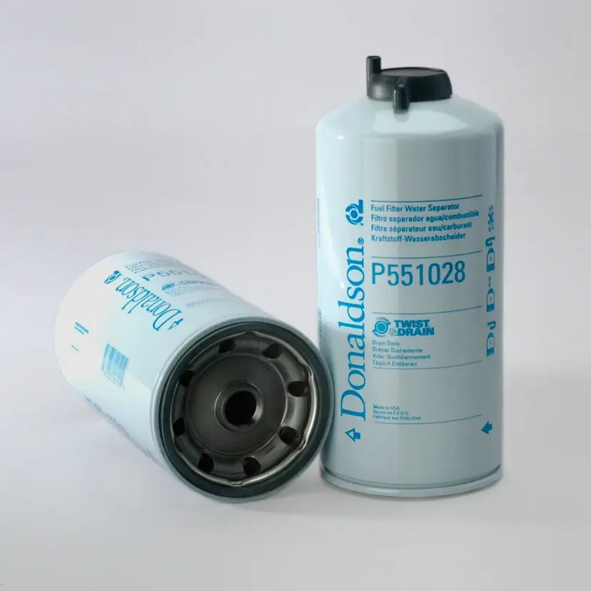 Part Number P551028DFS Fuel Filter Water Separator Spin-On Twist & Drain 04.23X09.60 B12 Dci; Pack Of 12 (Twelve) fits Genie