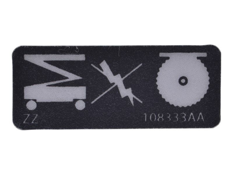 108333 Decal, Lift/Off/Drive | Skyjack