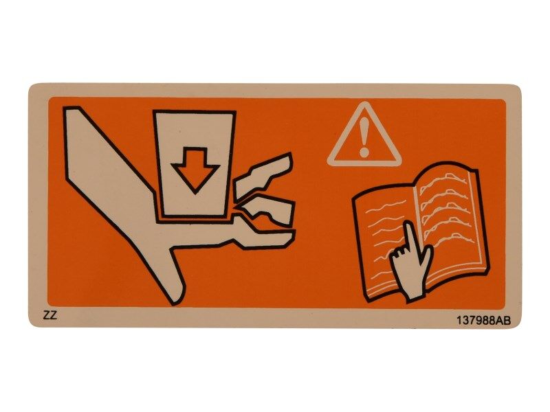 137988 Decal, Crush Hazard | Skyjack