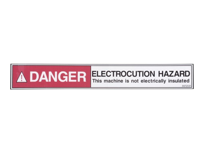 0072531 Decal, Danger Elec Hazard | Snorkel