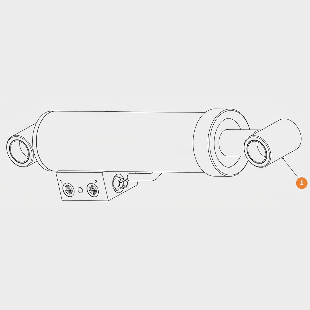 Part Number 0074713-3 Slave Cylinder 3.50 9.00 1.75 | Genuine Snorkel
