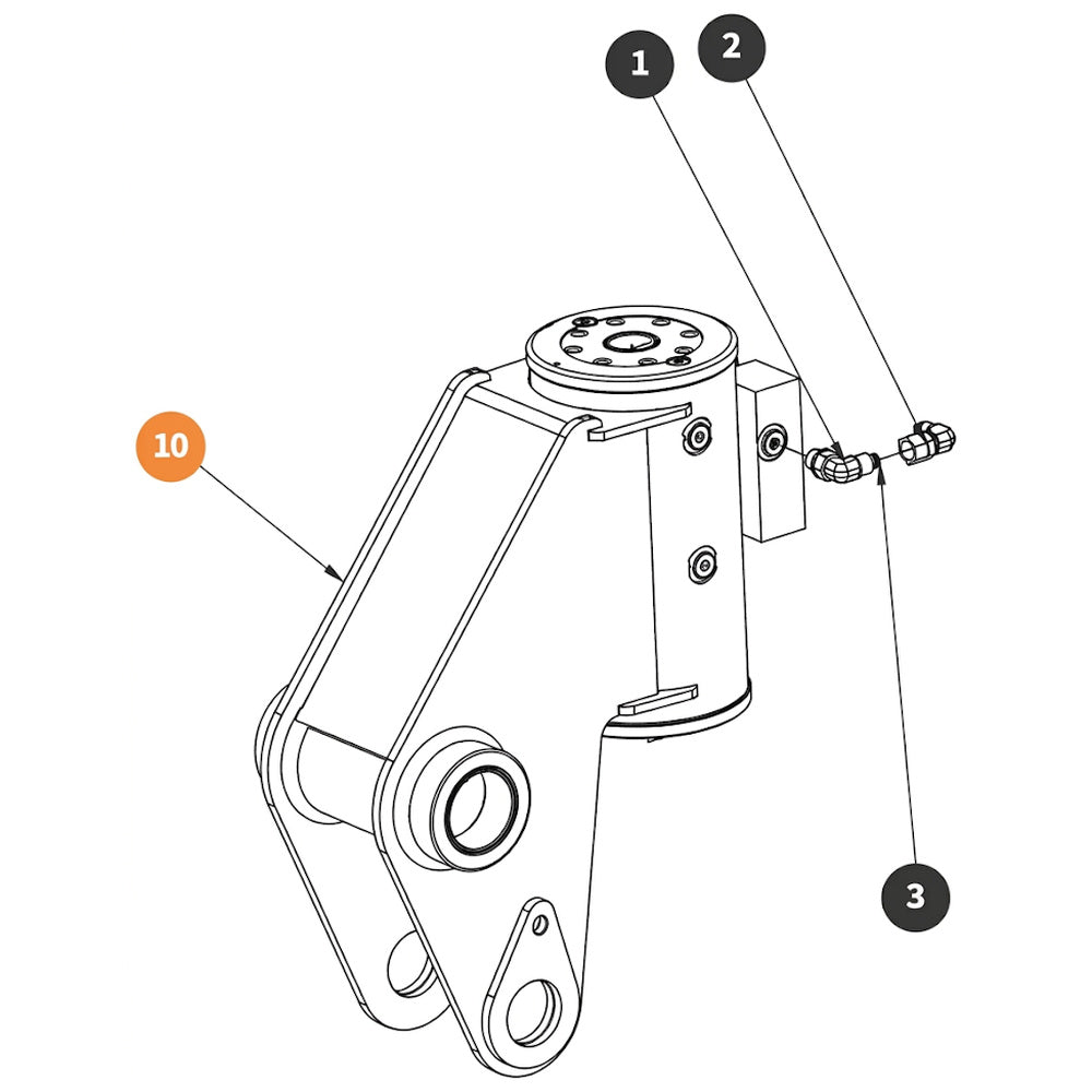 Part Number 0113508-1 Rotator Actuator Helac | Genuine Snorkel