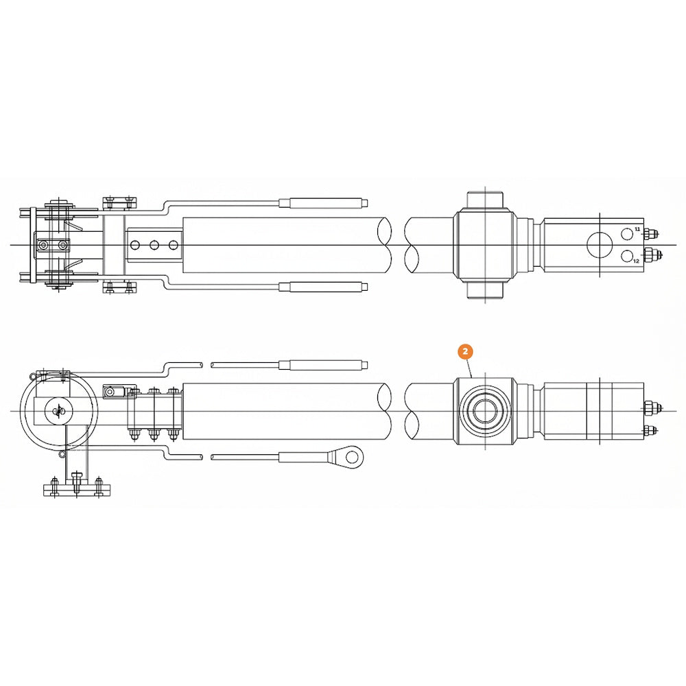 Part Number 0190688 Boom Extension Cylinder Assembly | Genuine Snorkel