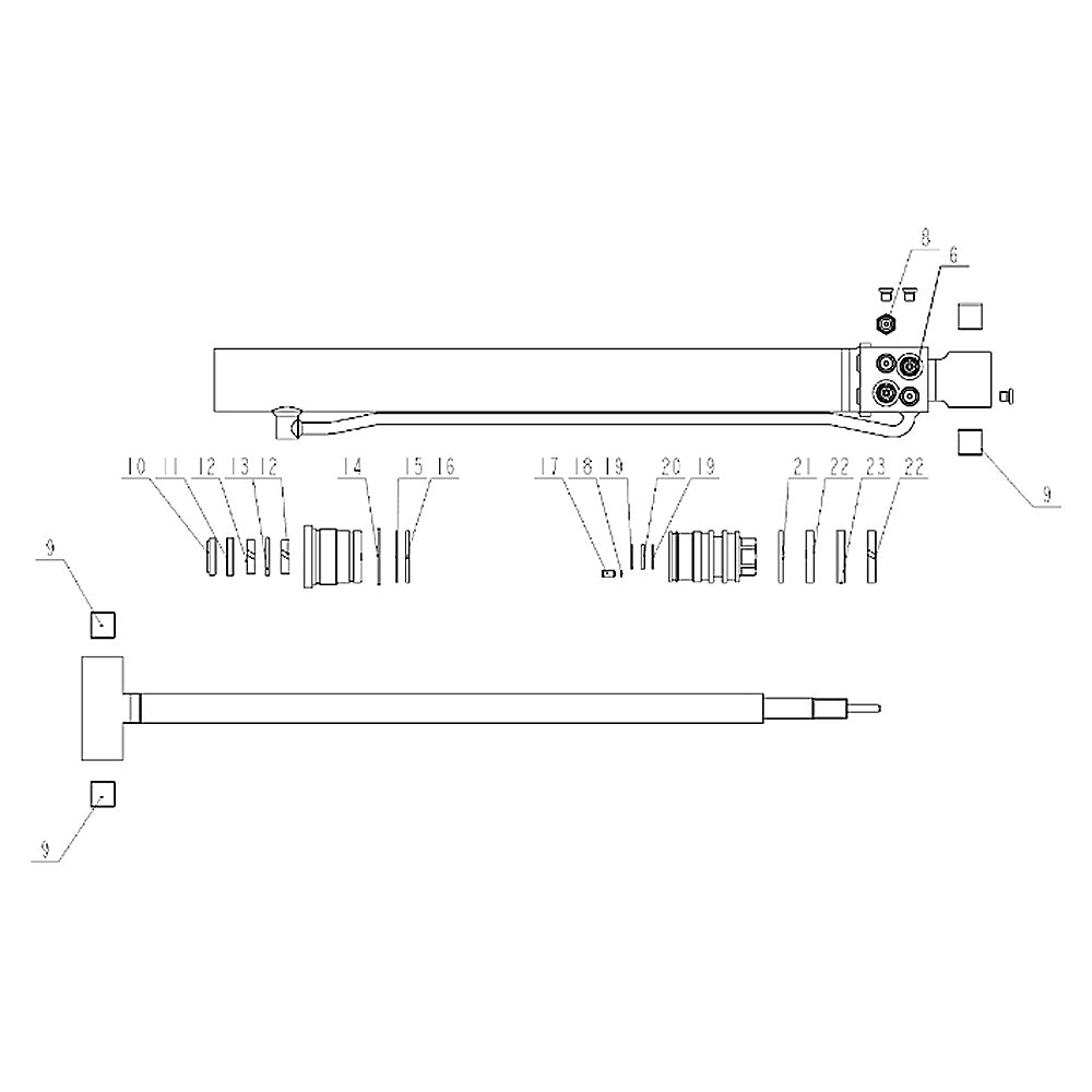 Part Number 0420111-3 JIB Cylinder | Genuine Snorkel