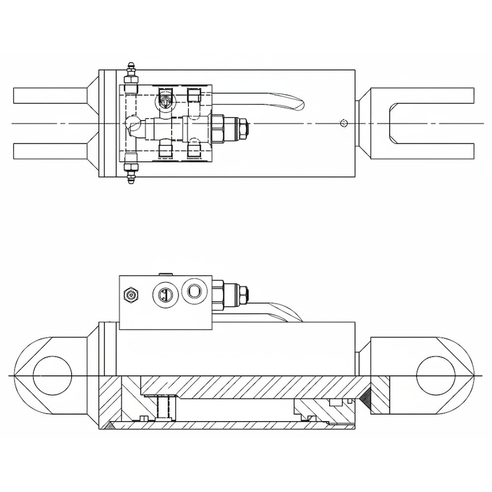Part Number 116377-000-3 Cylinder Axle Rt | Genuine Snorkel