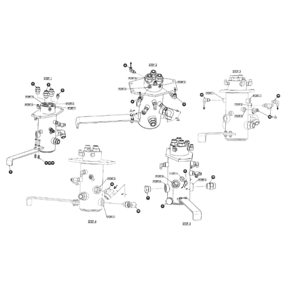 Part Number 1432832 Rotary Manifold Assembly 660SJ | Genuine Snorkel