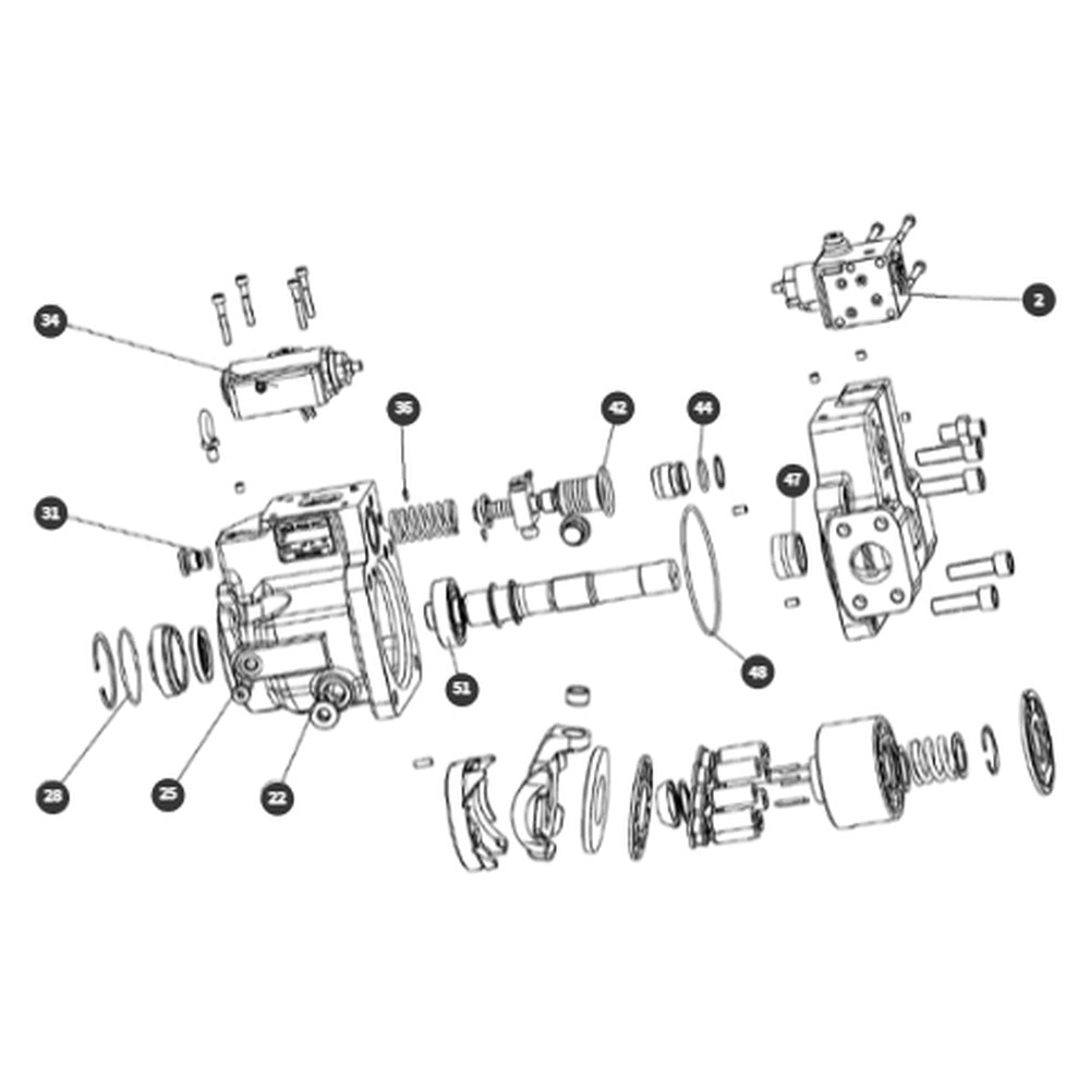 Part Number 6029697 Load Sense Pump (Hengli) | Genuine Snorkel