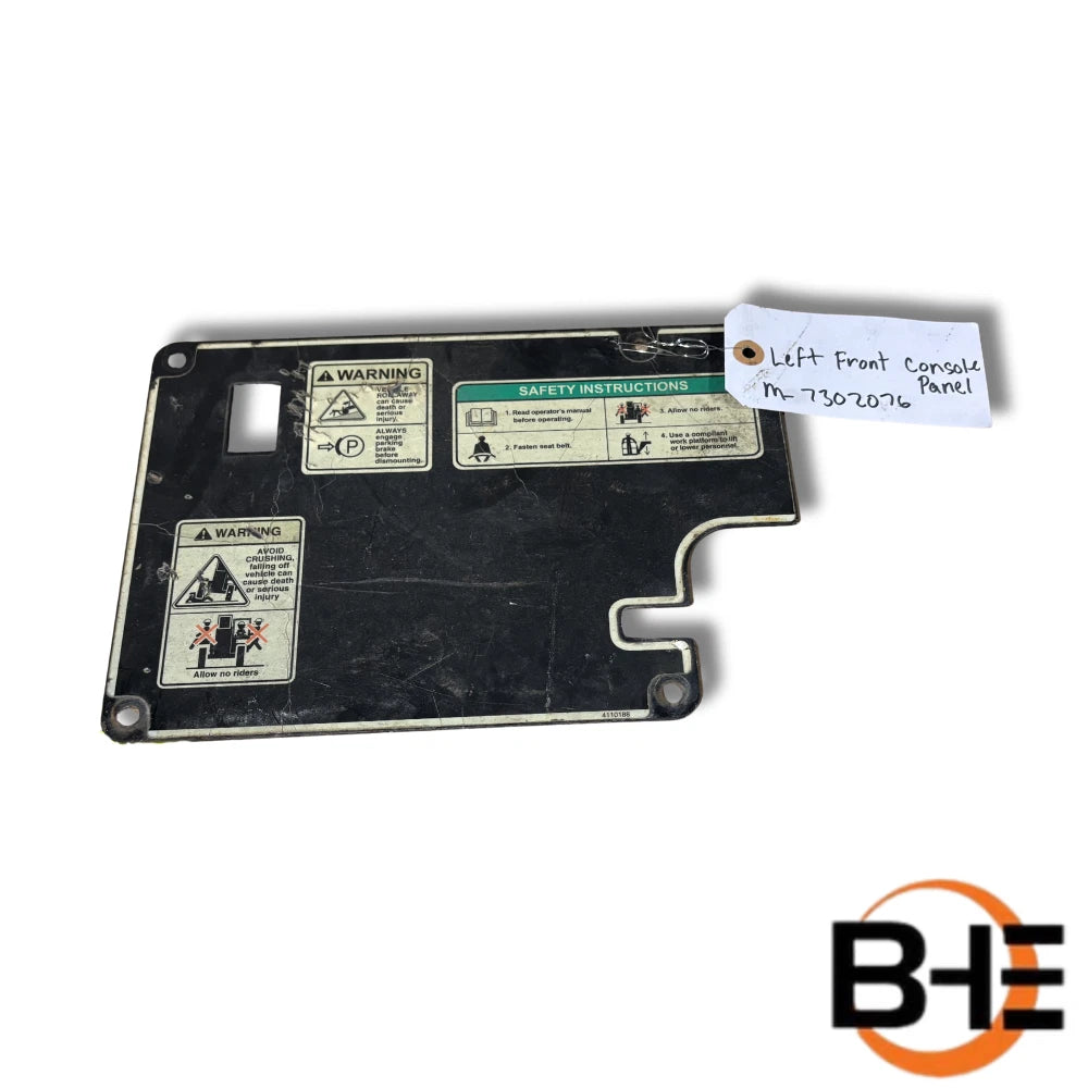 7302076 Left Front Console Panel (Used) | Skytrak