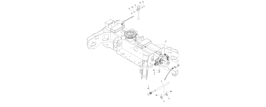 0273616 Control Valve Installation diagram of the JLG part number.