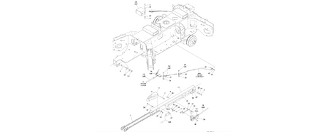 0273648 Axle and Tongue Installation with Electric Brake diagram of the JLG part number.