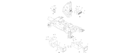 0273665 Taillights and Markers Installation diagram of the JLG part number.