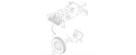 0274330 Spare Tire (225-75r16c) diagram of the JLG part number.
