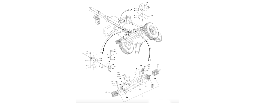 0274754 Chassis Drive Installation diagram of the JLG part number.