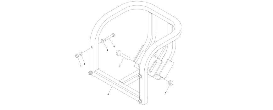 0275627 Spare Tire Installation (Carrier Only) diagram of the JLG part number.