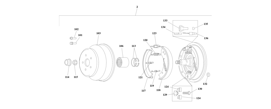 0280186 Axle CE 3500LB Cap diagram of the JLG part number.