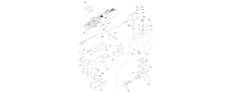 1001116350 Hydraulic Brake Coupler Assembly diagram of the JLG part number.