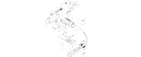 1001160844 Aftertreatment Installation diagram of the JLG part number.