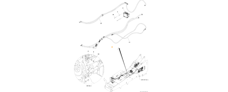 1001165675 DEF System Installation diagram of the JLG part number.