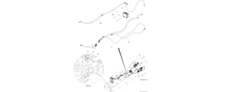 1001165675 DEF System Installation diagram of the JLG part number.