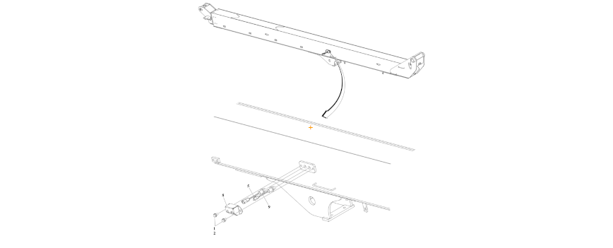 A diagram of JLG part number 1001173233 Capacity Switch Installation.