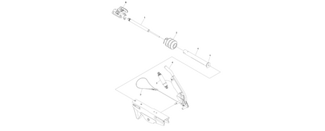 1660283 Hydraulic Brake Coupler Assembly diagram of the JLG part number.