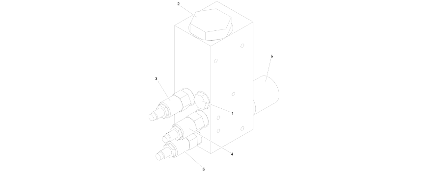 4641419 Drive Enable Valve Installation diagram of the JLG part number.