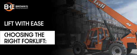 Lift with Ease: The Ultimate Guide to Choosing the Right Lull Forklift - BHE Parts Store