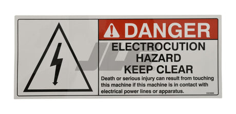 0323896 Elec Hazard Danger Decal