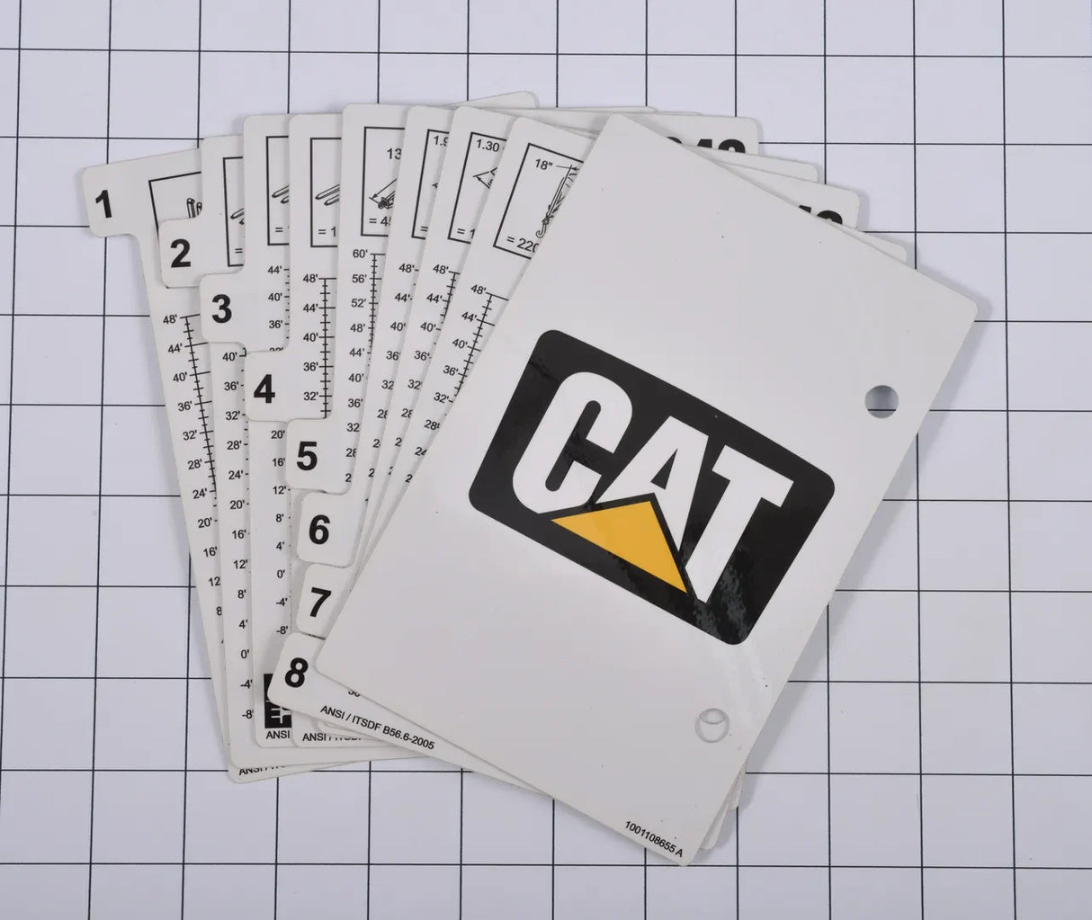 1001091250 Load, Chart TL943 O/R Booklet | JLG