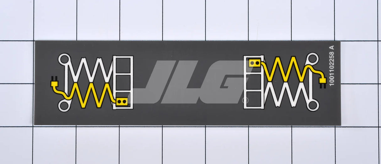 1001102258 Calcomanía, etiqueta de CA | JLG