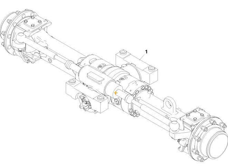 1001103631 Axle Rear Trun