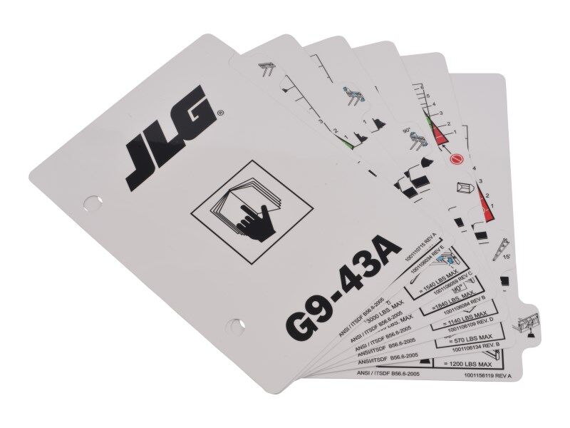 1001106002 Carga, Folleto G9-43A | JLG