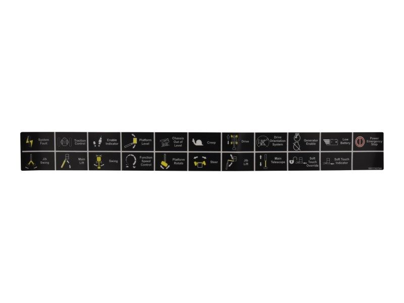 1001110276 Decal, Legend Plf | JLG