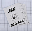Part Number 1001115135 Load, Booklet G10-55A fits JLG