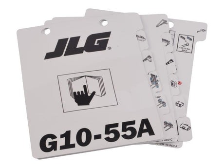 Part Number 1001115138 Load, Booklet G10-55A Sup. fits JLG
