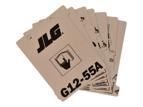 Part Number 1001115536 Load, Booklet G12-55A fits JLG