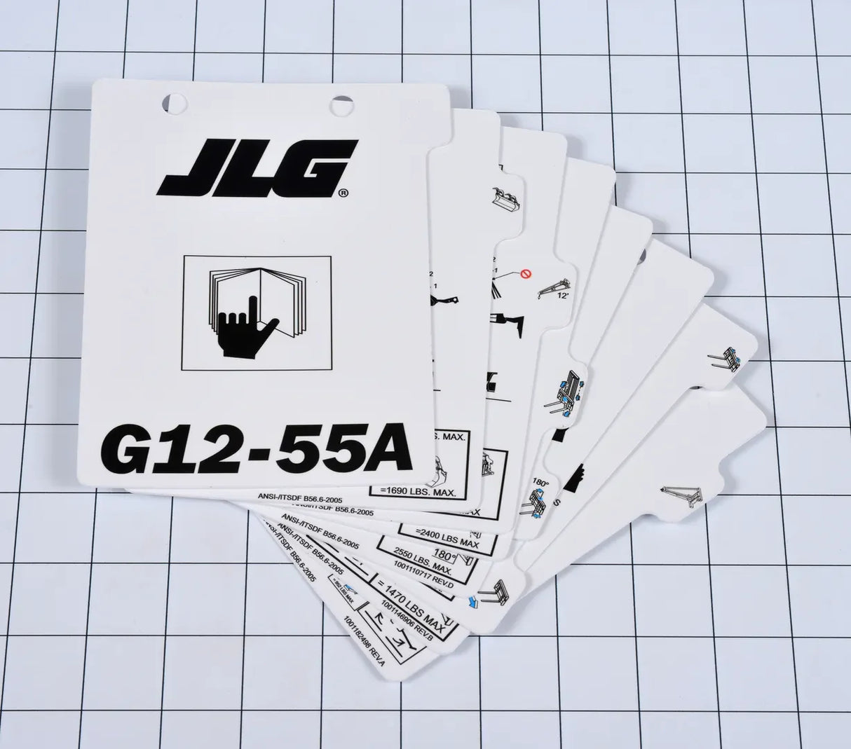 Part Number 1001110404 Load, Booklet G12-55A Sup. (Supersedes to new # 1001115540)