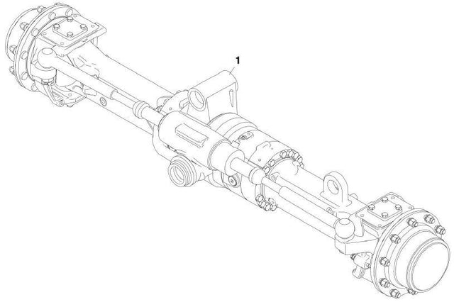 1001116838 Rear Axle ZF SII 3055 High Pin | JLG - BHE Parts Store