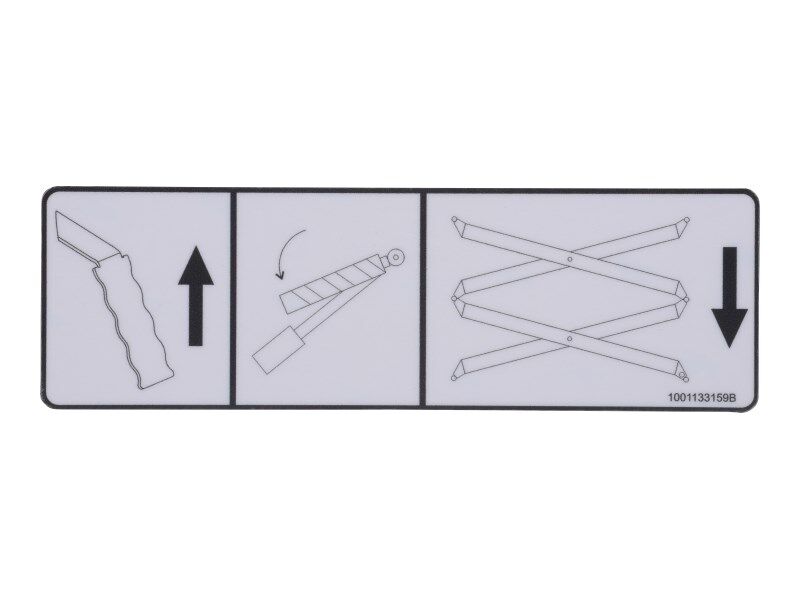 1001133159 Calcomanía, accesorio de seguridad | JLG