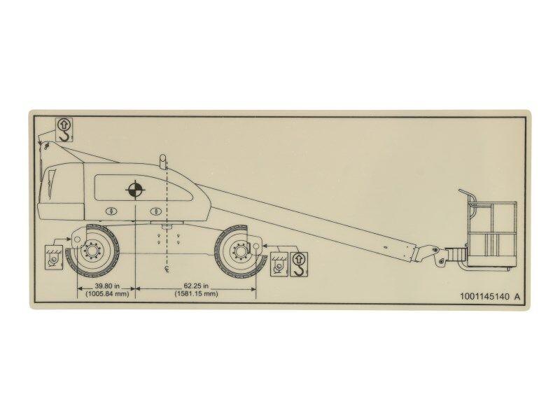 1001145140 Lift Diagram Decal