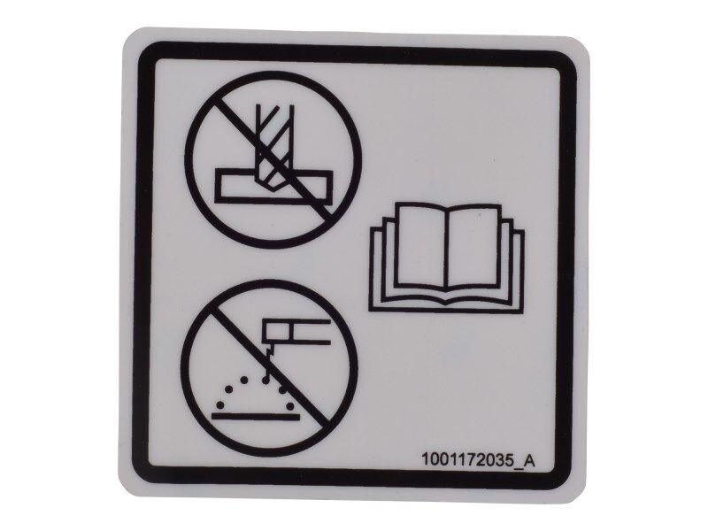 1001172035 Decal No Weld Or Drill 