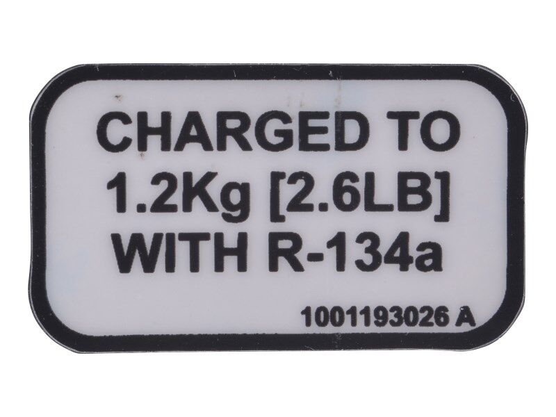 1001193026 Decal, A/C Refrigerant | JLG