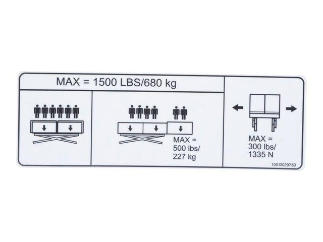 1001202973 Capacity Decal