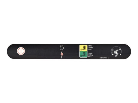 1001207105 Decal Stop and Aux Power