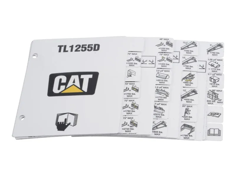 Part Number 1001211158 Load, Booklet TL1255D fits JLG