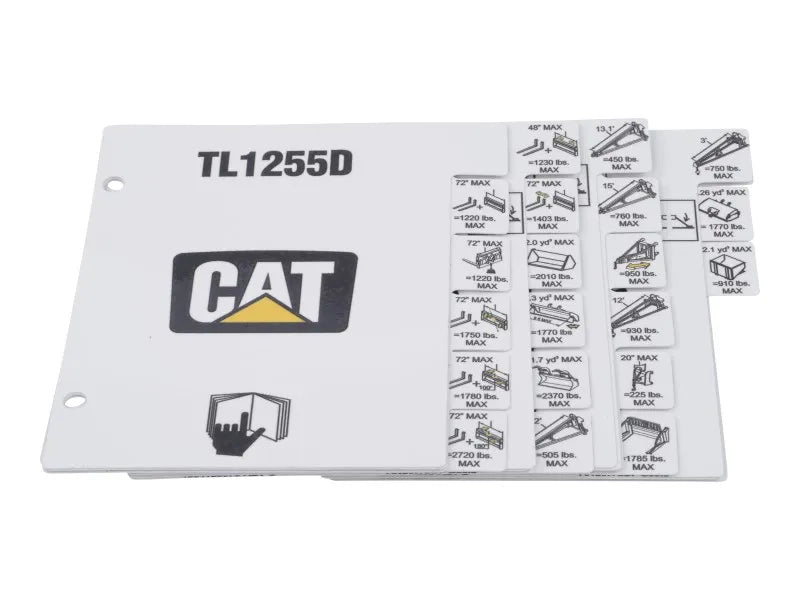 Part Number 1001212229 Load, Booklet TL1255D fits JLG