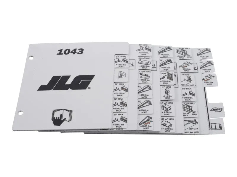 1001212419 Load, Booklet 1043 | JLG