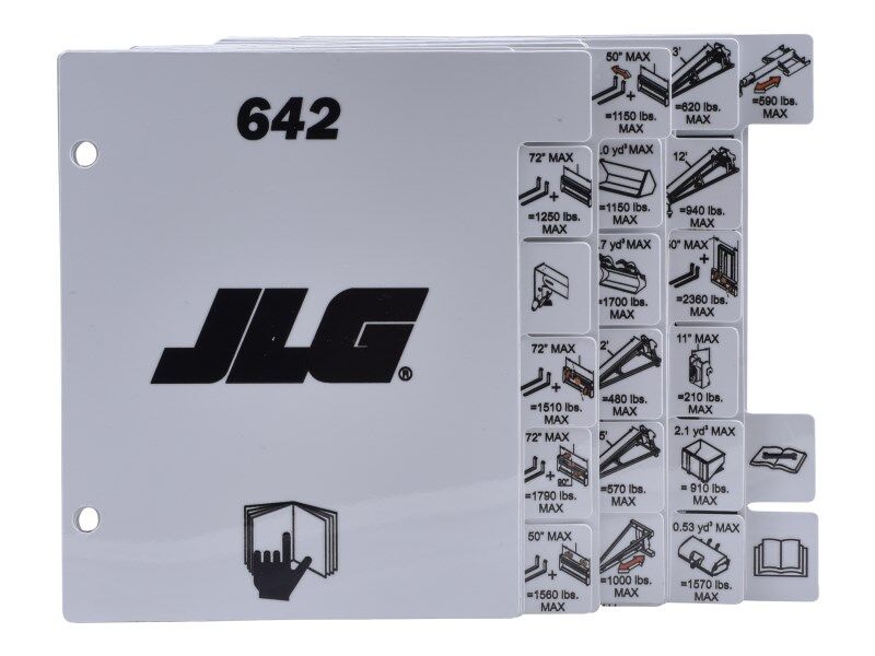 1001212421 Load, Booklet 642 Nor | JLG