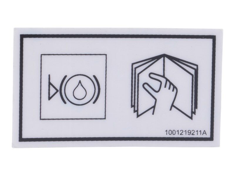 1001219211 Decal, Brake Fluid Spec Iso | JLG